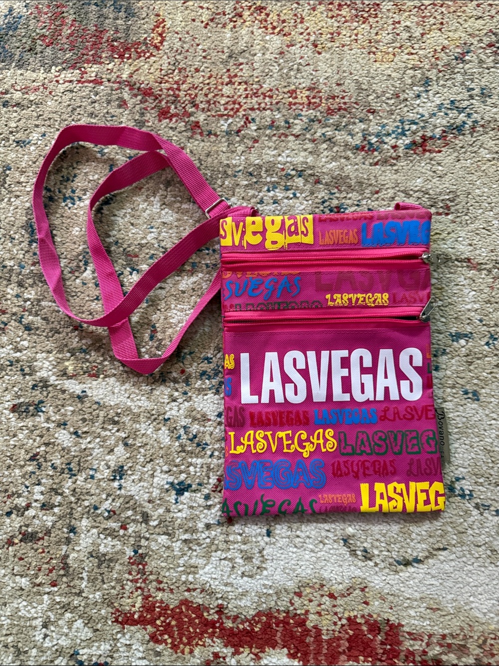 Las Vegas Canvas Crossbody Bag
